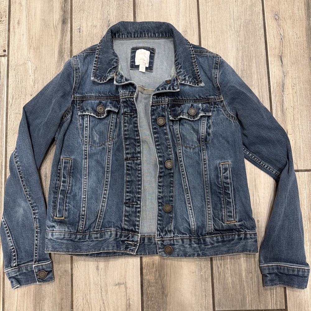 Lauren Conrad Women's Blue Denim Jacket In Size Extra Small Blue Jean XS